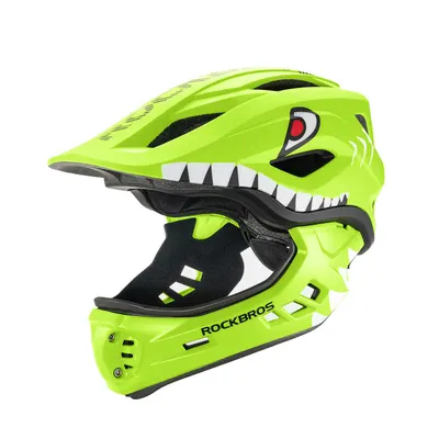 Cască de bicicletă Rockbros pentru copii cu bărbie detașabilă