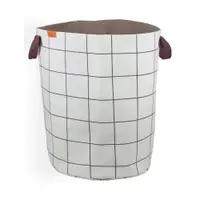 Coș de rufe crem din material textil 5 l Mesh – Mette Ditmer Denmark