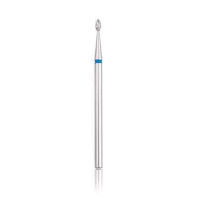 Capăt freza Diamant HEAD picătură, albastru, L- 3,5 mm, Ø1,4 mm - HBD-254BL.014