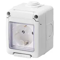 Pachet priza schuko 16A 230V si doza aparenta etansa IP55