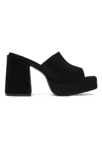 Pantofi de dama - material textil - negru