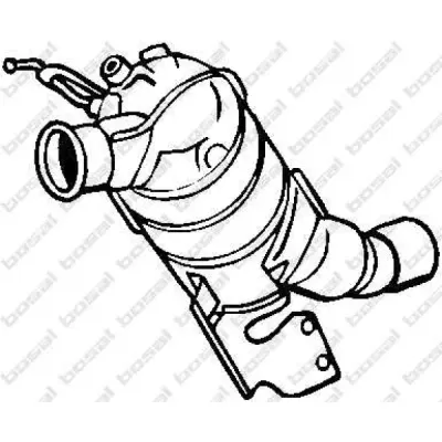 Filtru funingine/particule, sist.de esapament BOSAL 097-206