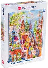 Puzzle Heye din 1000 de piese - Clădiri colorate