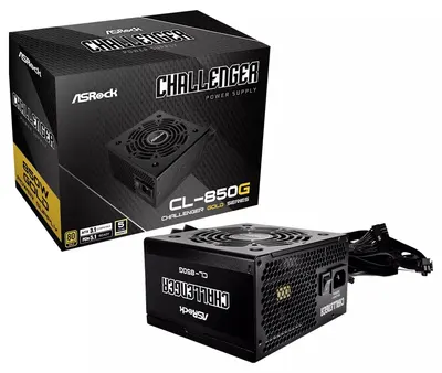 Alimentare Asrock - Challenger CL-850G, 850W, 80 PLUS Gold
