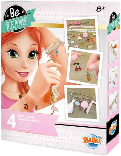 Set creativ Buki Be Teens - Fa-ti singur bijuterii Kawaii