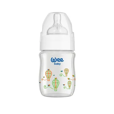 WEE BABY Biberon 120ml gura larga termorezistent -139