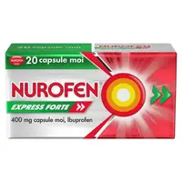 Nurofen Express Forte, 400 mg, Reckitt Benckiser | 20 capsule moi