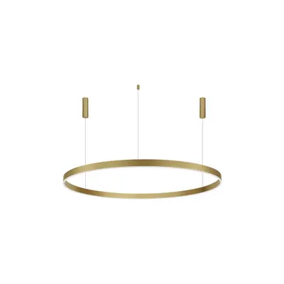 Lampa suspendata MOTIF Alama aurie Aluminiu & Acrylic LED 80W 6000Lm 230V IP20 3000K Triac Dimabil