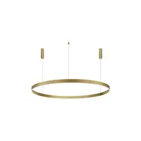 Lampa suspendata MOTIF Alama aurie Aluminiu & Acrylic LED 80W 6000Lm 230V IP20 3000K Triac Dimabil