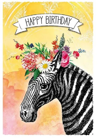 Felicitare Gespaensterwald - Silver Line, Zebra