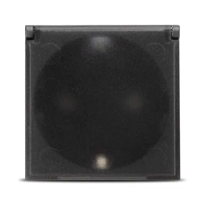 Moda Voice, priza Schuko capac copii 2M, antracit mat, Elbi