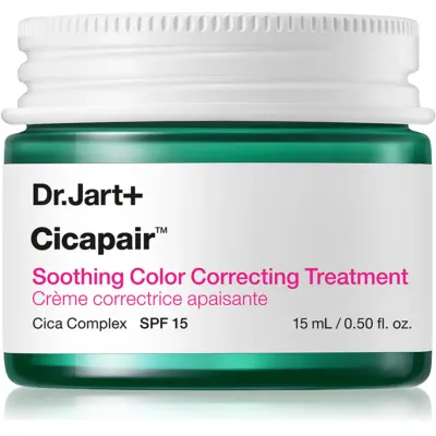 Dr. Jart+ Cicapair™ Soothing Color Correcting Treatment SPF 30 Crema intensiva impotriva inrosirii pielii. SPF 30 15 ml