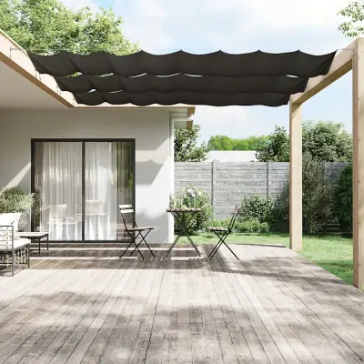 vidaXL Copertină verticală, antracit, 60x600 cm, țesătură Oxford