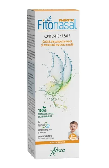 Fitonasal Pediatric Spray decongestionant, 125 ml, Aboca