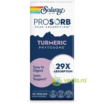 ProSorb Turmeric Phytosome 500mg 30cps vegetale Secom