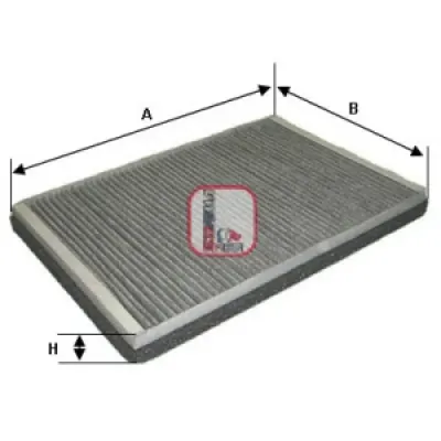 Filtru, aer habitaclu SOFIMA S 4169 CA