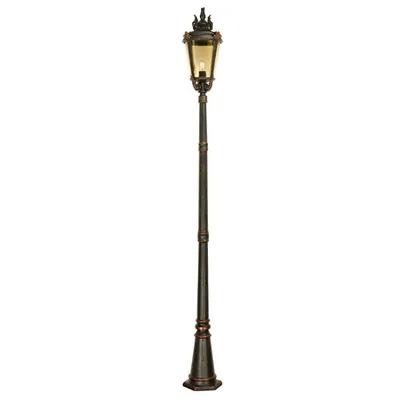 Stalp decorativ pentru exterior, iluminat gradini parcuri, Baltimore 1 Light Large Lamp Post