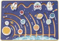 Labirint de lemn Tooky Toy - Cosmos