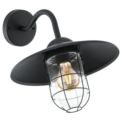 Lampa perete MELGOA negru 220-240V,50/60Hz IP44