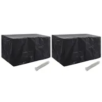 Gossi huse mobilier gradina, 2 buc., 8 ocheti, 180 x 70 x 90 cm
