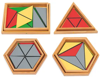 Triunghiuri Montessori Nowa Szkola - Constructiv