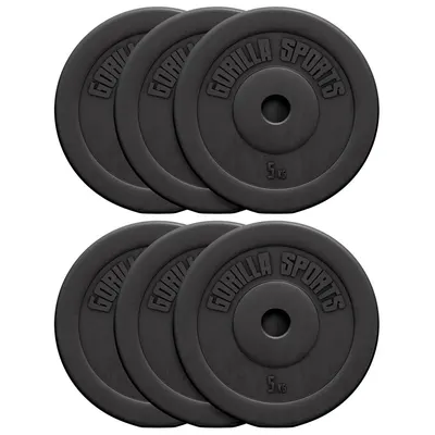 Second Hand - Discuri din plastic umplute cu ciment, 1.25-15kg, 30/31mm - Ca nou