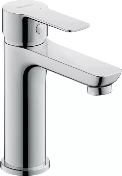 Baterie lavoar Duravit A.1 A11020002010, marime M, cartus ceramic, monocomanda, 167 mm, Crom lucios
