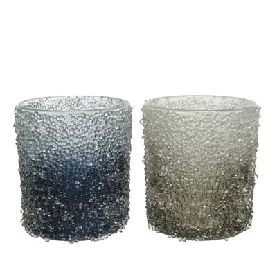 Pahar pentru lumanare - Blue, Grey - mai multe culori