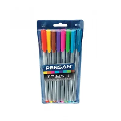 Pix fara mecanism 1.0mm, 8 culori/set, Pensan Triball Color