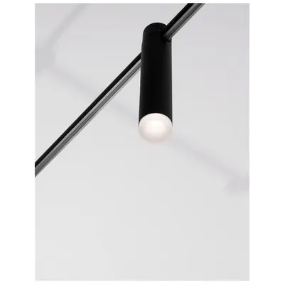 Sistem iluminat pe sina DECORATIVE MAGNETIC Nisipiu Negru Aluminiu LED 5 Wat DC24V 300Lm 3000K IP20
