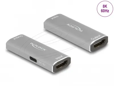 Repeater HDMI 8K60Hz/4K144Hz max. 20m, Delock 11506