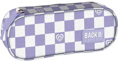 Penar oval BackUp 8 A - Violet Checkerboard