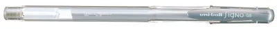 Roller cu gel Uniball Signo – Argintiu, 0.7 mm