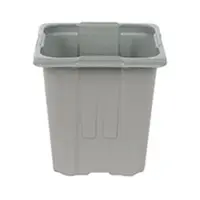 Set 94 x Ghiveci Productie, Sectiune Patrata, 7 x 7 x 8 cm / 228 cc, Gri