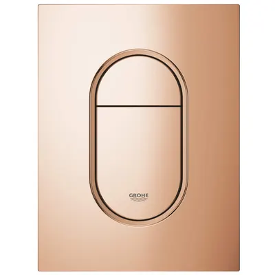 Placa de actionare Grohe Arena Cosmopolitan 37624DA0, marimea S, dubla actionare, 13 x 17.2 cm, verticala, lucios, warm sunset