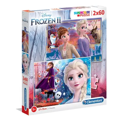 Puzzle 2x60 piese Clementoni Frozen 2