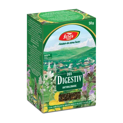 Ceai Digestiv D65, 50g, Fares