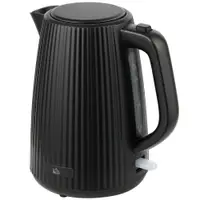 HOMCOM Fierbător Electric 1,7L 2200W cu Filtru Anticalcar Detașabil Oprire Automată Bază Rotativă 360° Negru | Aosom Romania