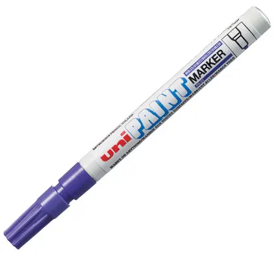 Marker permanent Uniball pe baza de ulei – Violet