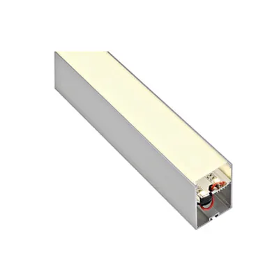 GLENOS ALU-PROFIL with cover, alu anodized, 2m