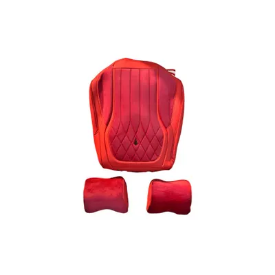 Huse auto universale 9D PREMIUM imitatie piele + alcantara Culoare:Rosu Cod:1213-2