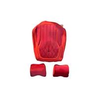 Huse auto universale 9D PREMIUM imitatie piele + alcantara Culoare:Rosu Cod:1213-2
