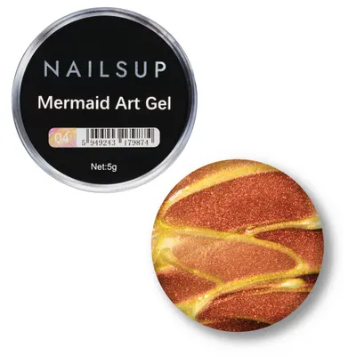 Gel NAILSUP Mermaid Art 04 5g pentru Pictură, Nail Art și Efect Sirenă