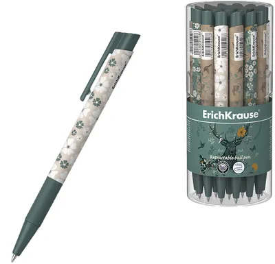 Pix automat Erich Krause Natural Life - Matic Grip, 0.7 mm, sortiment