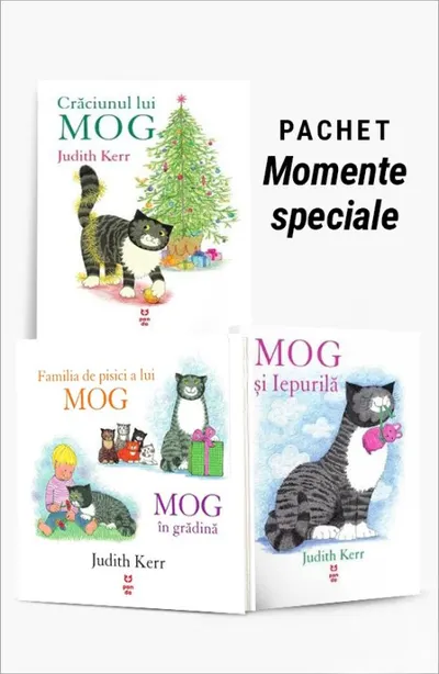 Pachet Momente speciale. Crăciunul lui MOG/Familia de pisici a lui MOG/MOG și Iepurilă