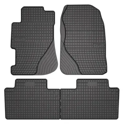 Covor podea FROGUM cauciuc, 4 buc. BASIC, fata spate, set, culoare neagra, potrivit HONDA CIVIC VII 11.00-12.05, Coupe