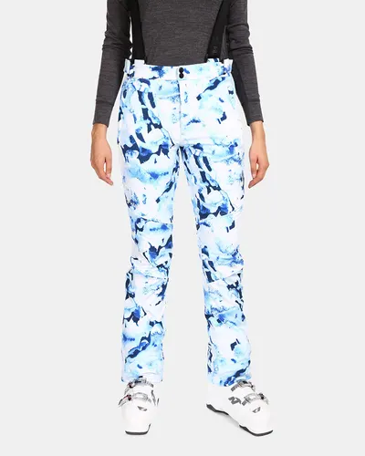 Pantaloni Ski si Snowboard SoftShell KILPI Torien, Alb, Femei