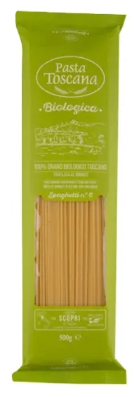 Spaghete din grâu organic, 500 g, Pasta Toscana
