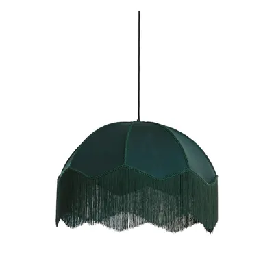 Lustră în culoarea petrol cu abajur textil ø 60 cm Malacia – Light & Living