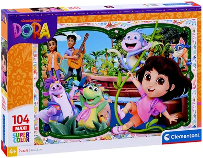 Puzzle pentru copii Clementoni din 104 piese - Dora Exploratoarea